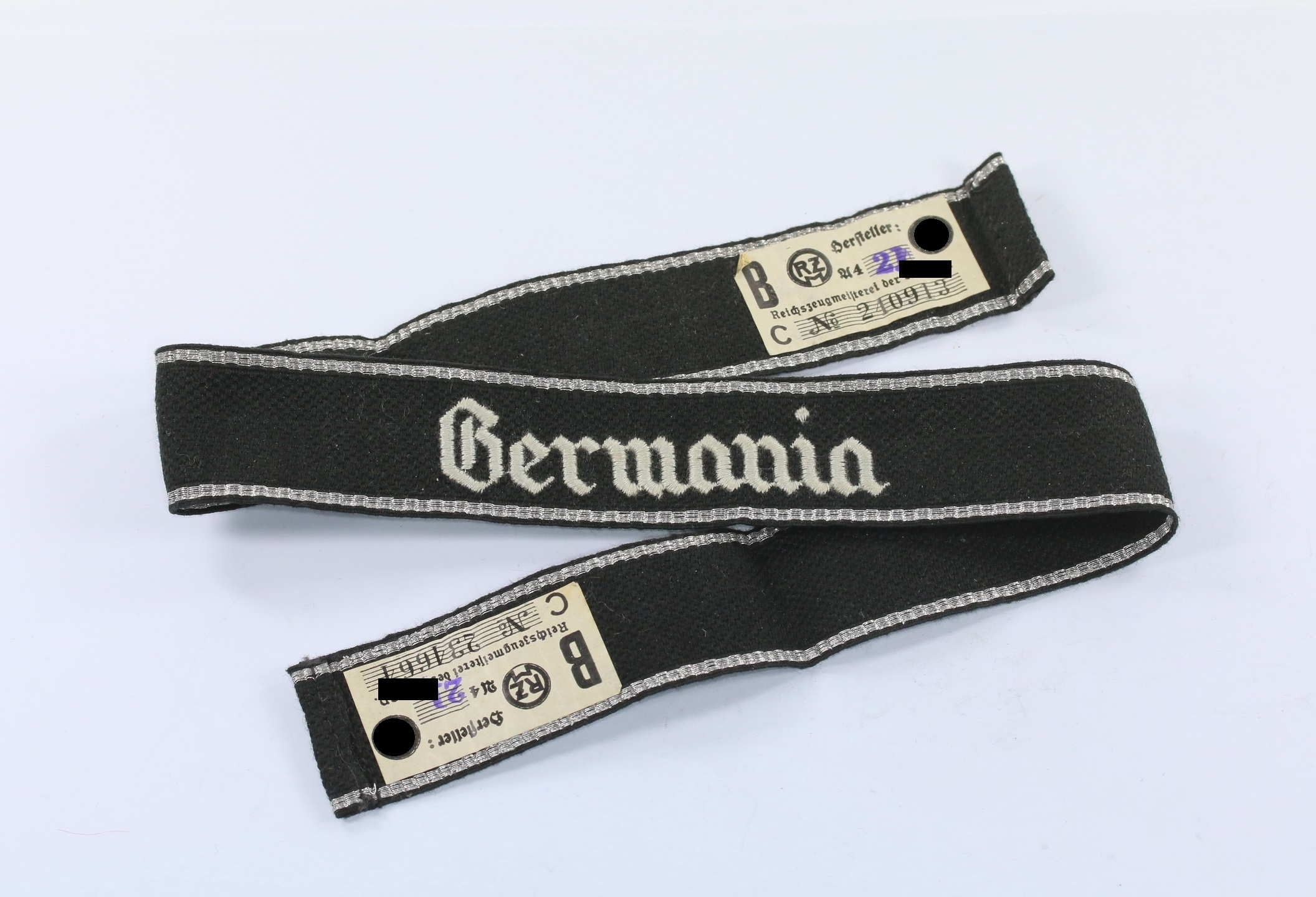 Waffen SS, Ärmelband für Mannschaften SS-Regiment 2 "Germania" – Bild 1