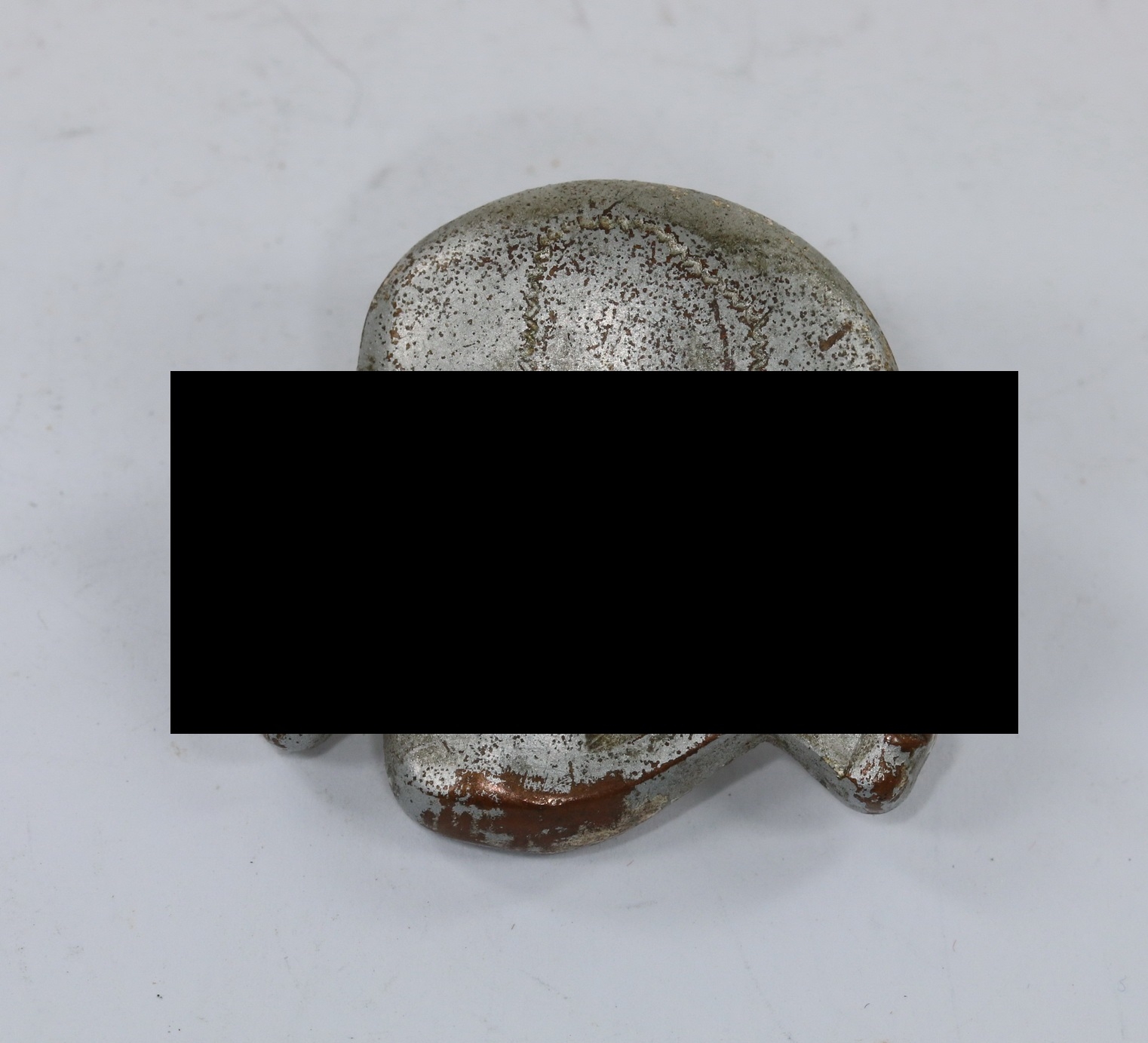 Waffen-SS, Totenkopf für die Schirmmütze, Hst, RZM M1/24, Cupal (!) – Bild 1