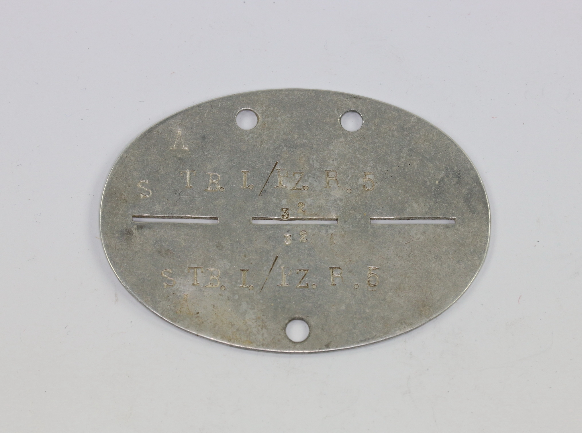 wehrmacht_erkennungsmarke_panzer_regiment_5_1_ Erkennungsmarke Panzer Regiment 5 (Stab) – Bild 1