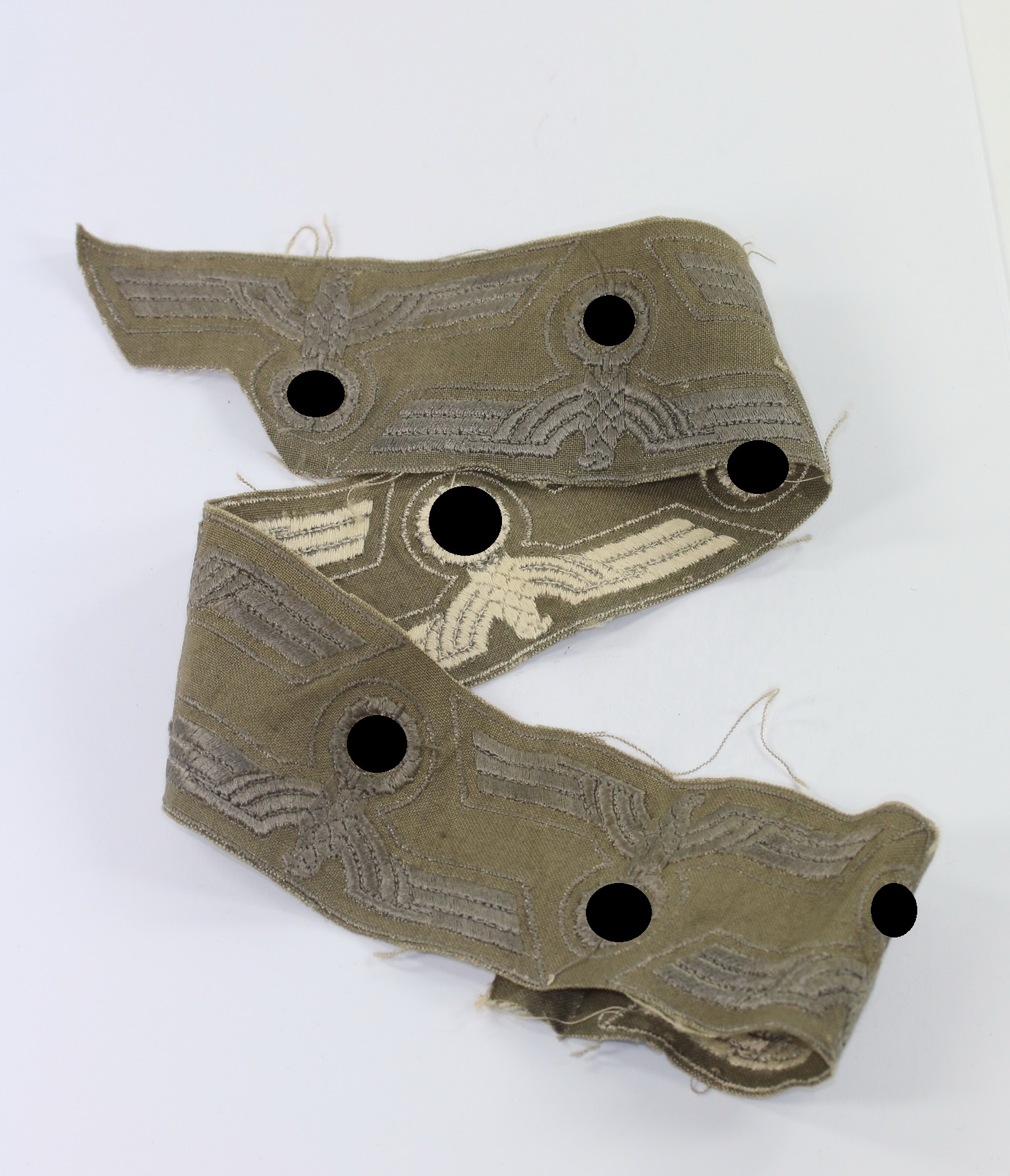 Wehrmacht Heer, 8 X Brustadler für Mannschaften Drillich - Südfront – Bild 1