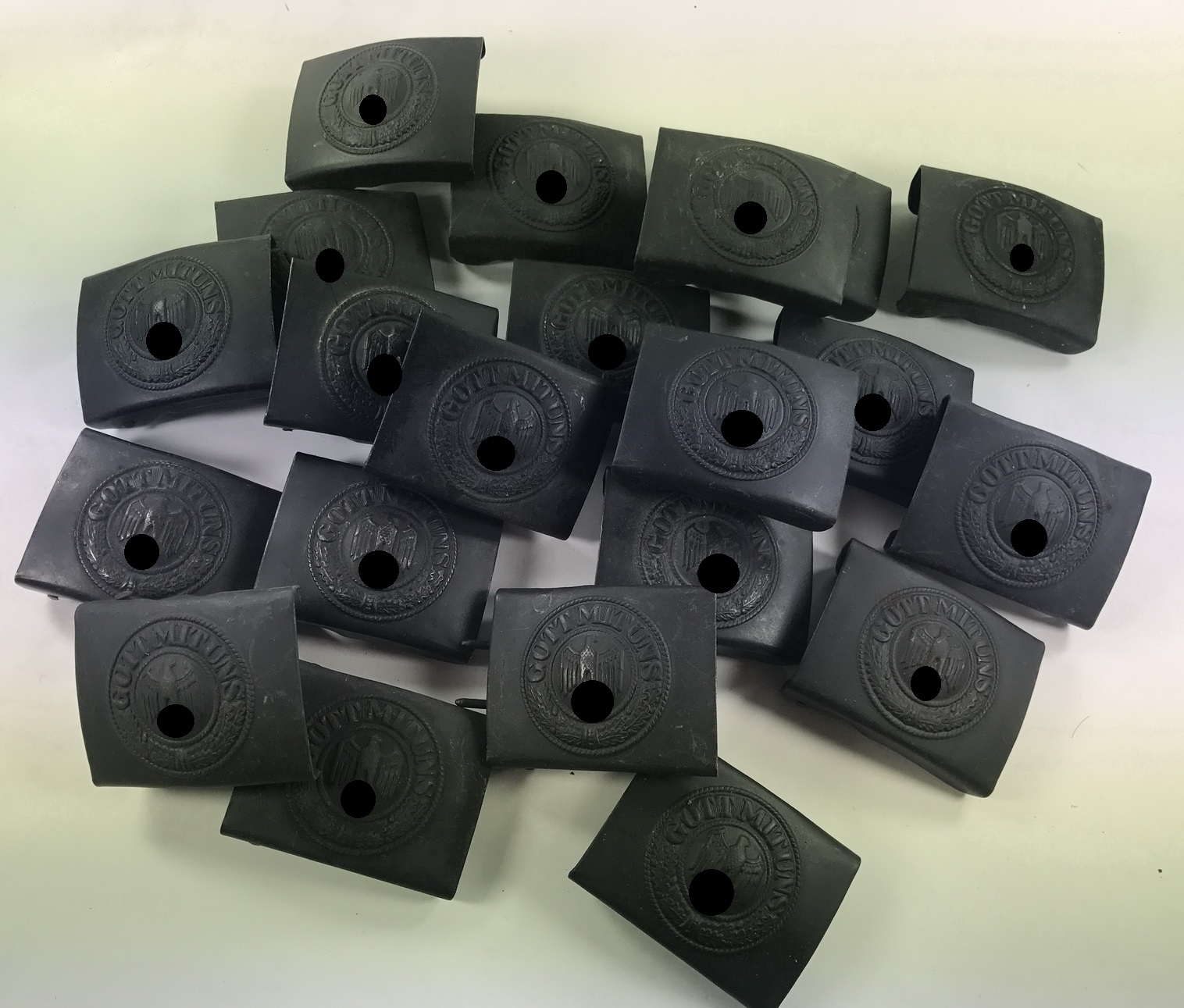 Wehrmacht Heer, Koppelschloß für Mannschaften, Brüder Schneider, Hortfund (!) – Bild 1