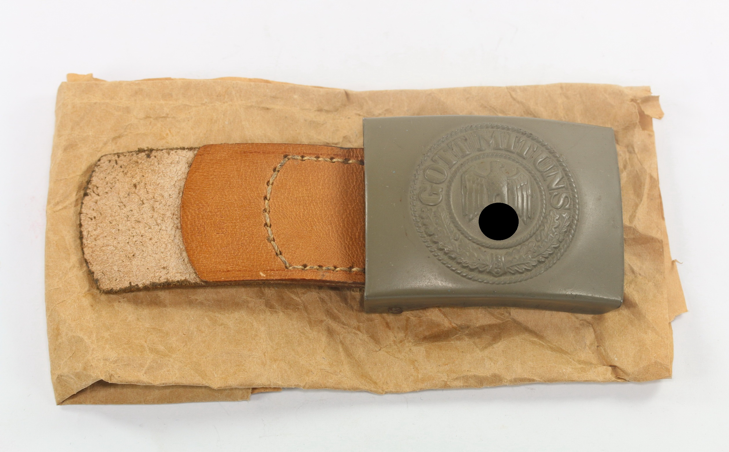 Wehrmacht Heer, Koppelschloss für Mannschaften, Brüder Schneider A.G. Wien 1940 – Bild 1