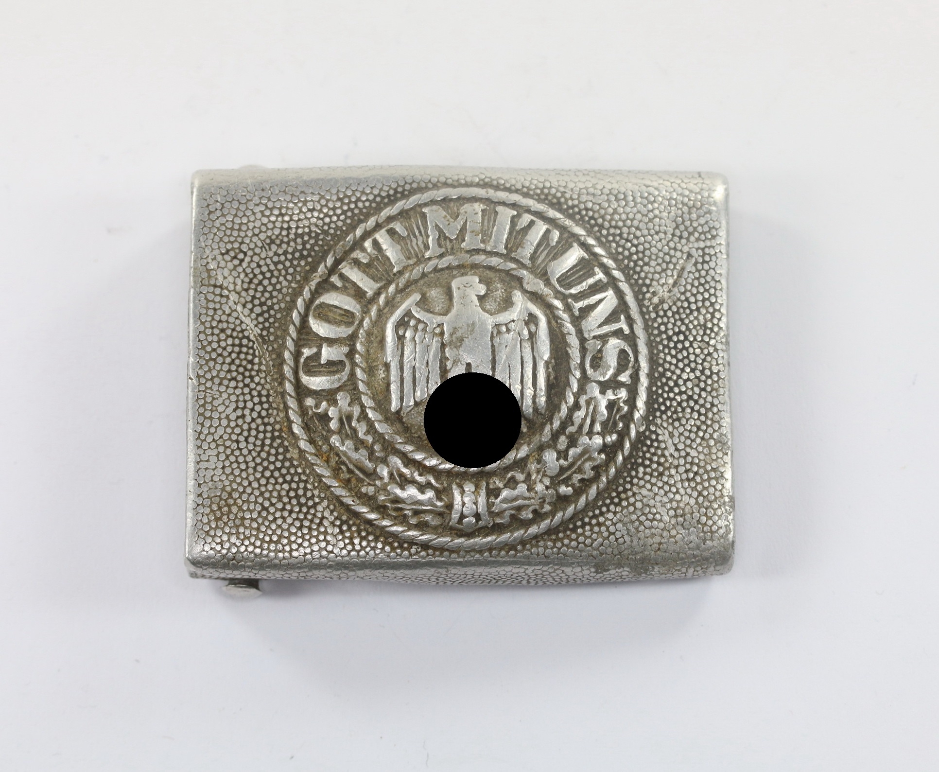 Wehrmacht Heer, Koppelschloss, Hst. HA (Hermann Aurich, Dresden) 37 – Bild 1