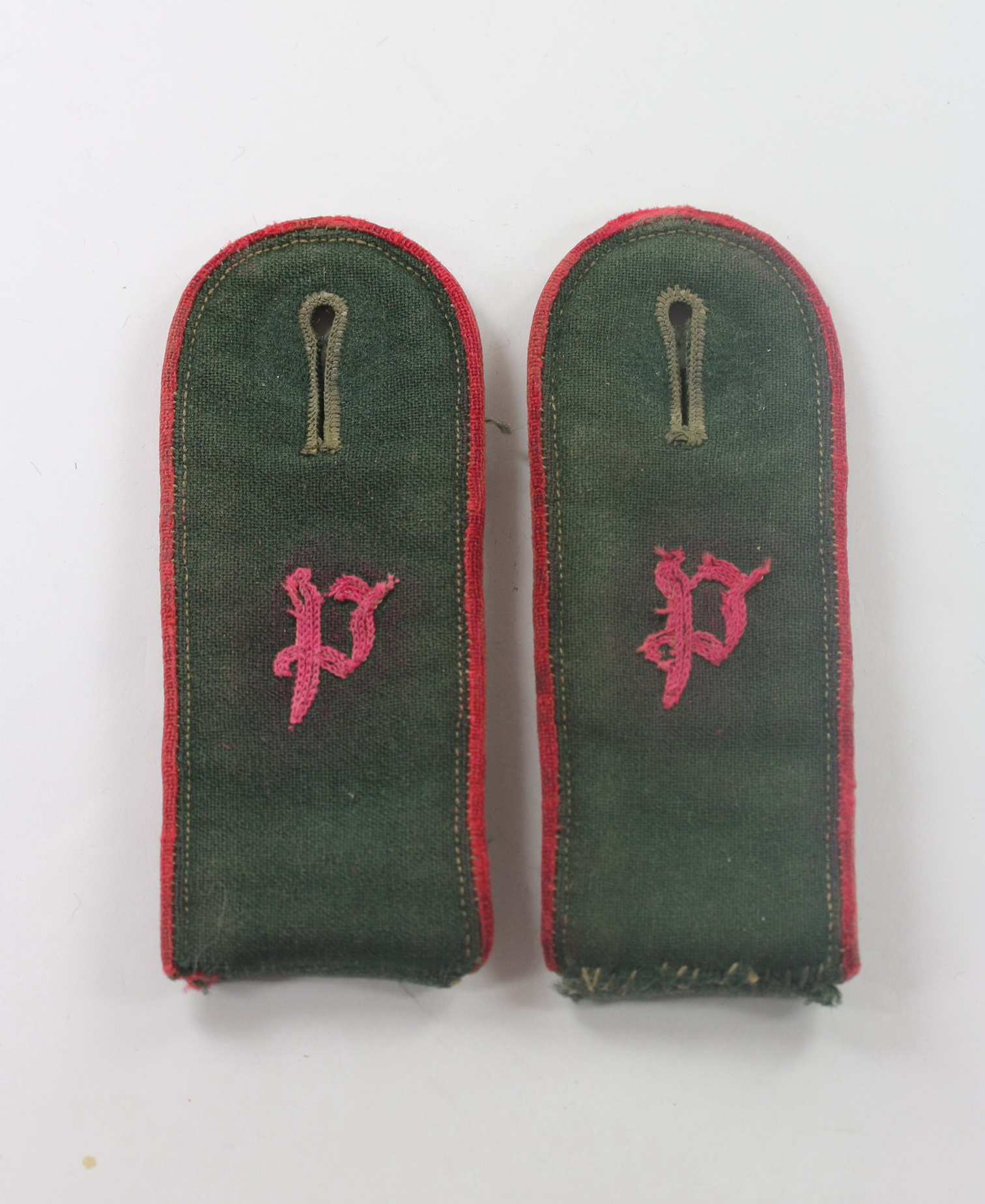 Wehrmacht Heer, Paar Schulterklappen für Mannschaften Panzerjäger – Bild 1