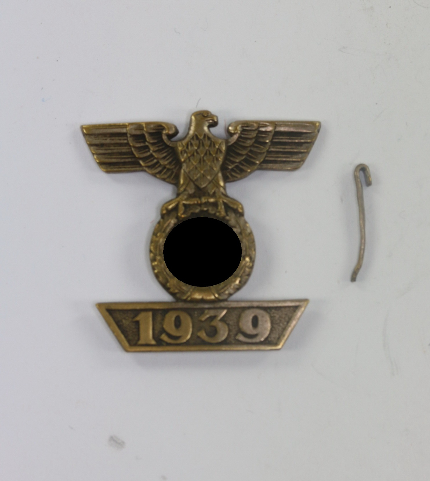 Wiederholungsspange 2. Klasse 1939, 2 Splinte (!),  Otto Schicke, Pforzheim – Bild 1