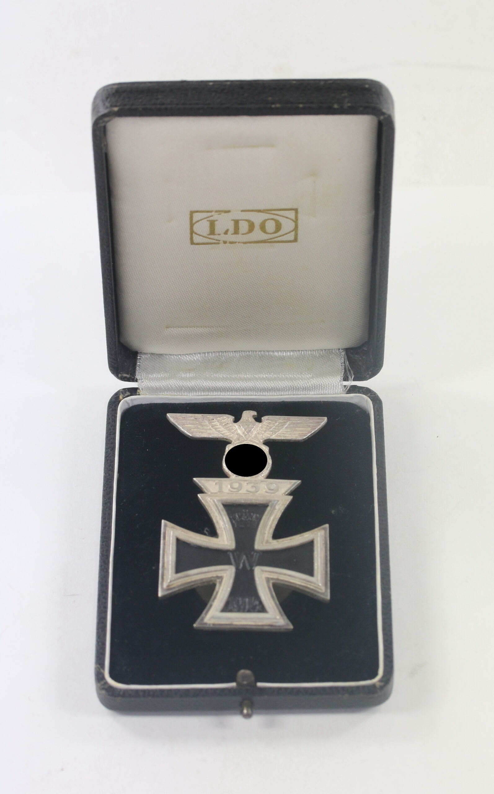 Wiederholungsspangen Kombination 1939, Hst. L/18, an Schraubscheibe, im LDO Etui – Bild 1