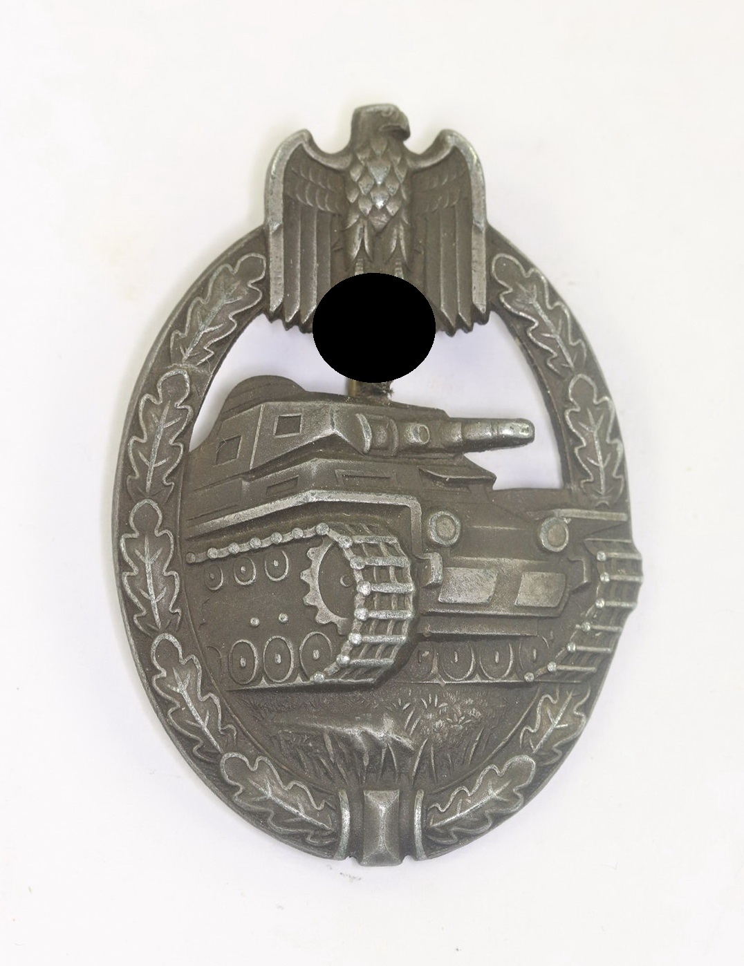 Panzer-Kampfabzeichen in Bronze, Fritz Zimmermann, Stuttgart (1) Panzer-Kampfabzeichen in Bronze, Fritz Zimmermann, Stuttgart – Bild 1