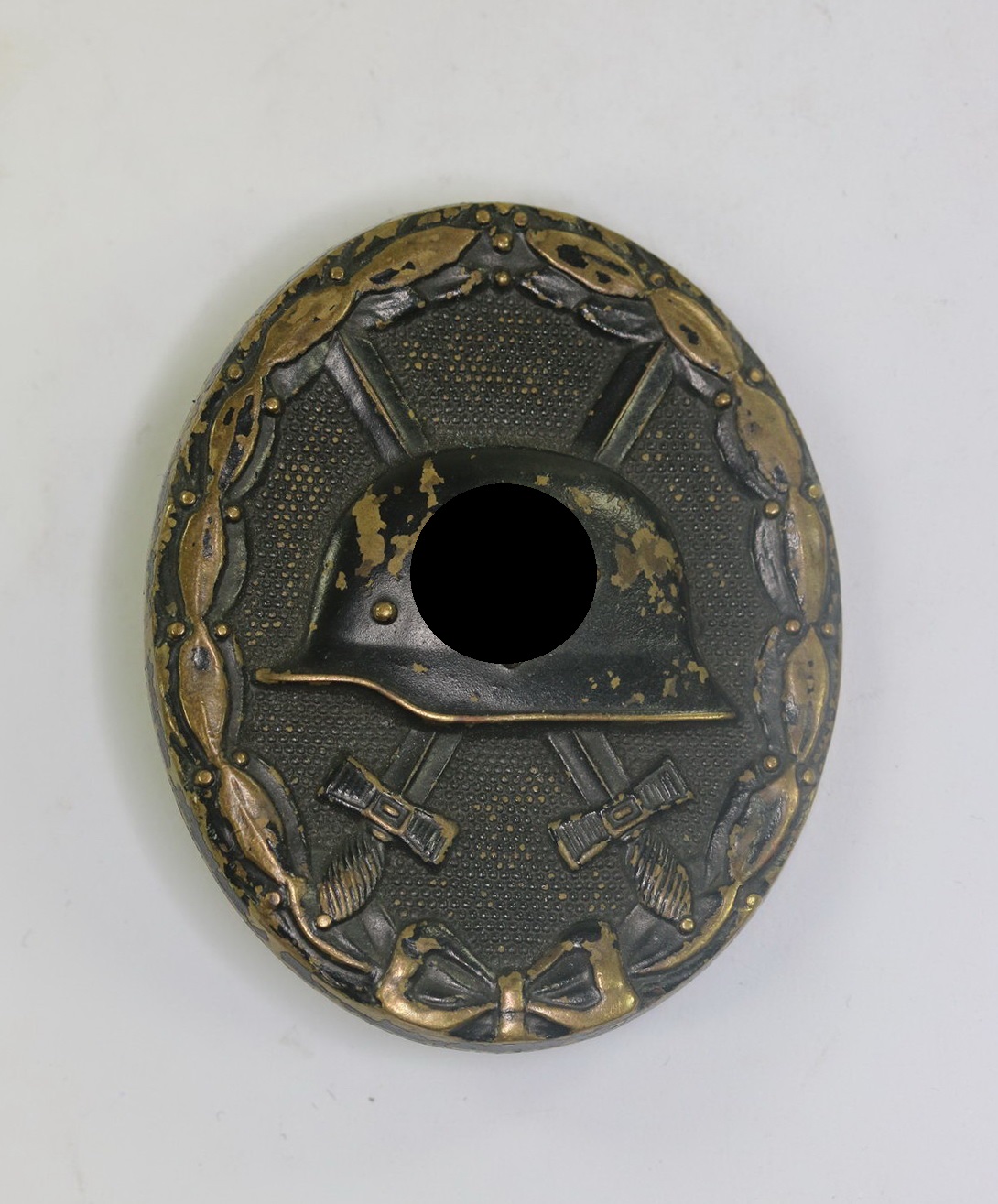 Verwundetenabzeichen in Schwarz 1939 (Buntmetall) (1) Verwundetenabzeichen in Schwarz 1939 (Buntmetall) – Bild 1