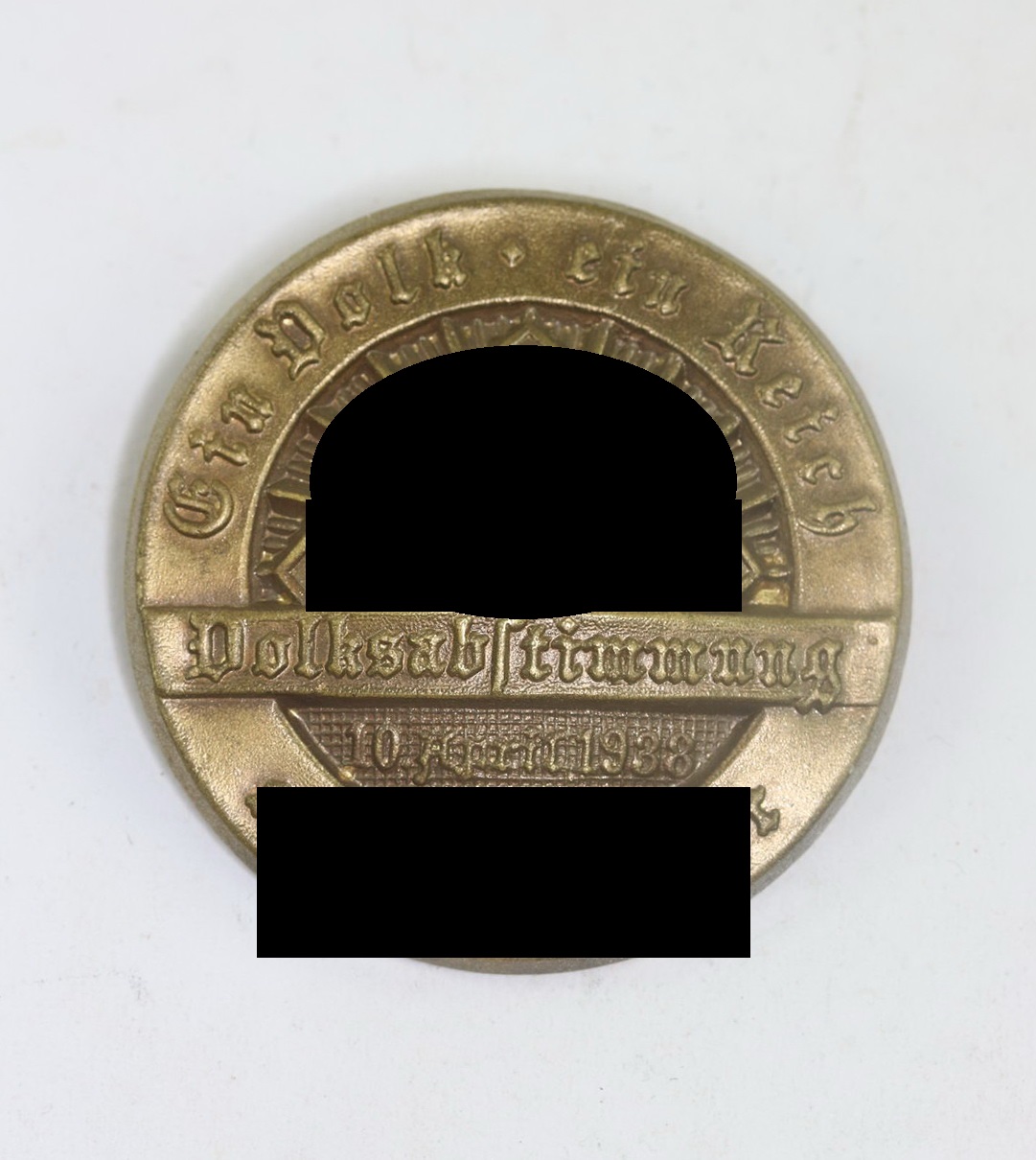 Abzeichen, Volksabstimmung 10. April 1938 Ein Volk ein Reich ein Führer (1) Abzeichen, Volksabstimmung 10. April 1938 Ein Volk ein Reich ein Führer – Bild 1