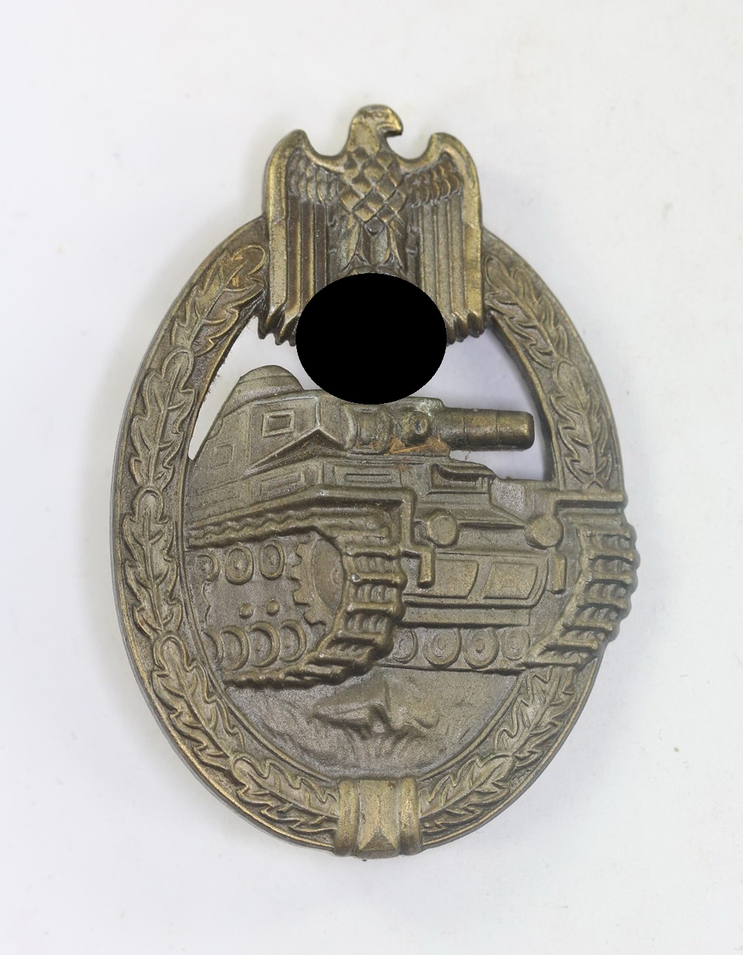 Panzerkampfabzeichen in Bronze, Hst. Frank & Reif Stuttgart (1) Panzerkampfabzeichen in Bronze, Hst. Frank & Reif Stuttgart – Bild 1