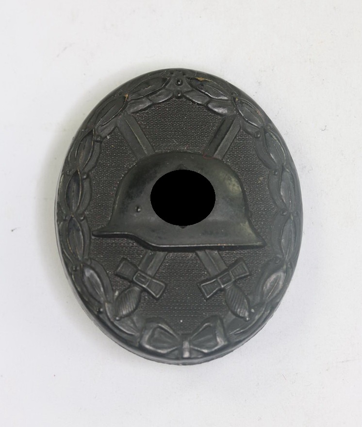 Verwundetenabzeichen in Schwarz 1939 (Buntmetall) (1) Verwundetenabzeichen in Schwarz 1939 (Buntmetall) – Bild 1