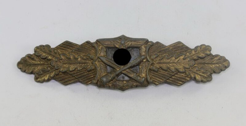 Nahkampfspange in Bronze, Hst. Ausf. C.F. Juncker Berlin – Bild 3