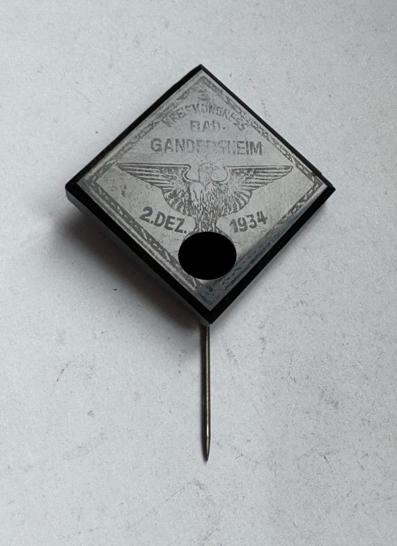 Abzeichen, 3. Kreiskongress Bad-Gandersheim 2. DEZ. 1934 (1)