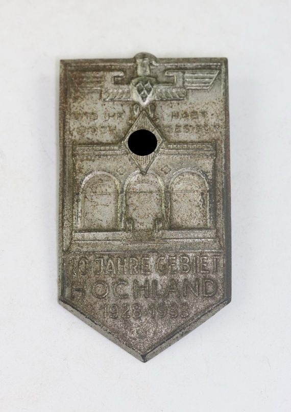 Abzeichen, Und Ihr habt doch gesiegt 10 Jahre Gebiet Hochland 1928-1938 (1)