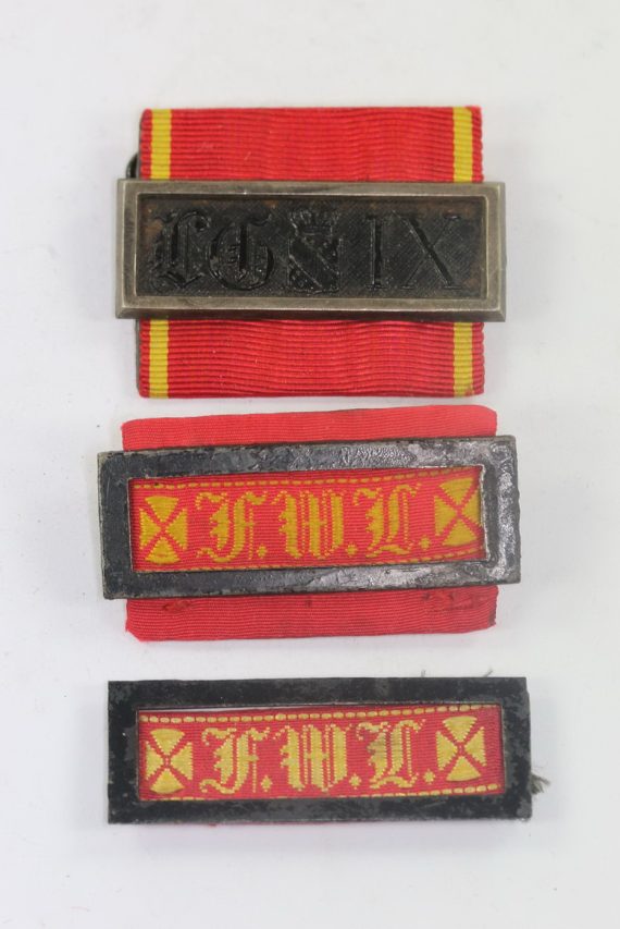 Baden, 3 X Dientsauszeichnung (1)