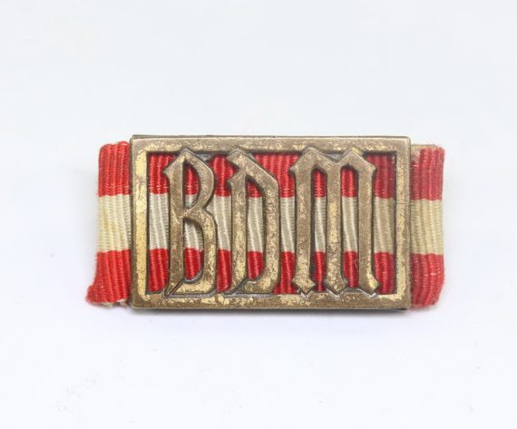 Bund Deutscher Mädel (BDM), Leistungsabzeichen in Bronze, Hst. RZM M115 (Ferdinand Hoffstätter, Bonn), Verleihungsnummer (1)