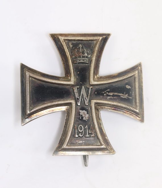 Eisernes Kreuz 1. Klasse 1914, Hst. K.O. (Klein, Oberstein), Trägerritzung (1)
