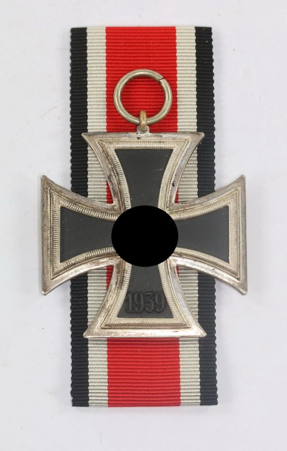Eisernes Kreuz 2. Klasse 1939, C.E. Juncker, Berlin, Wide Frame Schinkel, nicht magnetisch (Zink Kern) (1)