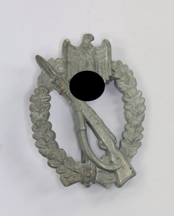 Infanterie Sturmabzeichen in Silber, Hst. ÜÜ (E.F. Wiedmann, Frankfurt am Main) (1)