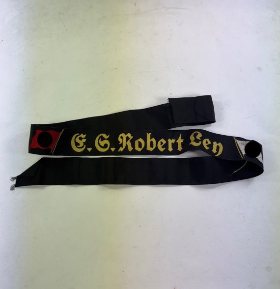 Kraft durch Freude (KDF), Mützenband E.S. Robert Ley (1)