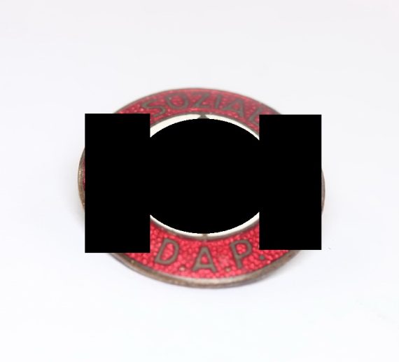 NSDAP Parteiabzeichen, Hst. RZM M127 (Ernst L. Müller, Pforzheim) (1)