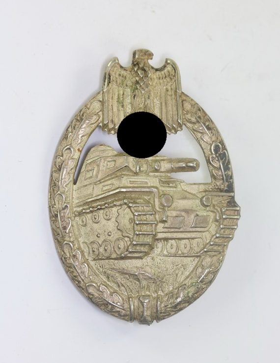 Panzerkampfabzeichen in Silber, C.E. Juncker, Berlin, Porsche Variante (1.1 (1)