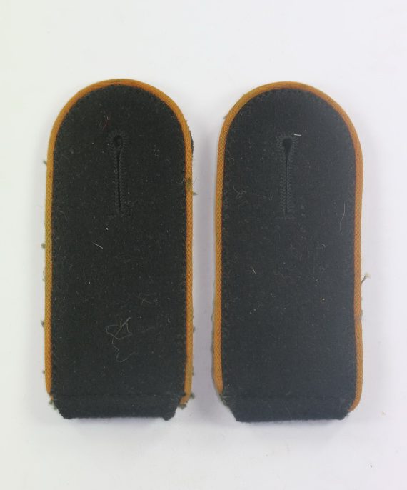 Waffen-SS, Paar Schulerklappen Totenkopfverbände Wachmannschaften (1)