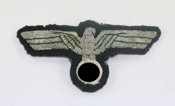 Wehrmacht Heer, Brustadler für Offiziere der Panzertruppe (schwarzes Tuch) (1)